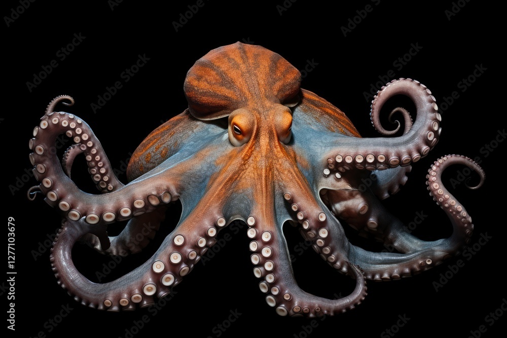 Obraz premium Octopus animal invertebrate cephalopod.