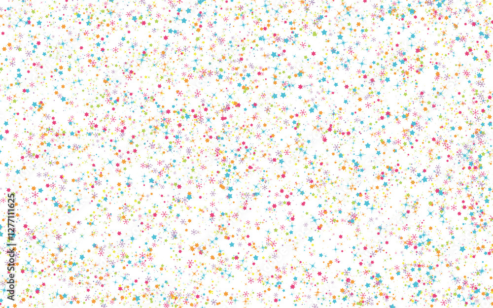 Colorful stardust pattern. Tiny sparkle stars transparent background. Colorful stardust pattern. Tiny sparkle stars transparent background.