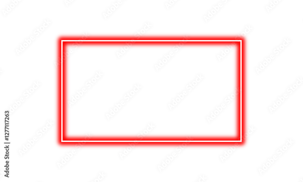 Rectangular neon red frame. Glowing light border. Bright neon design. Modern decorative element. Isolated on white background. Design elements PNG Rectangular neon red frame. Glowing light border. Bright neon design. Modern decorative element. Isolated on white background. Design elements PNG