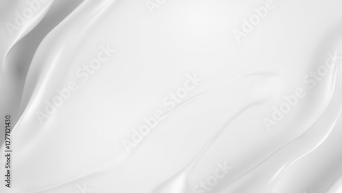 Smooth white wallpaper with subtle flowing textures and soft gradients.