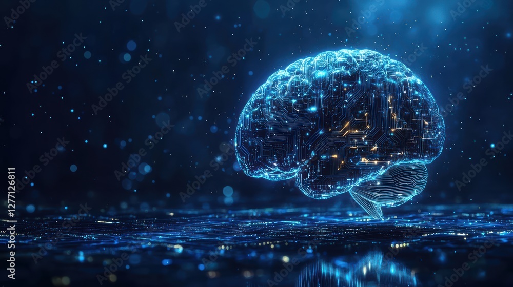 Fusion of human creativity and ai an abstract braincircuit concept Fusion of human creativity and ai an abstract braincircuit concept
