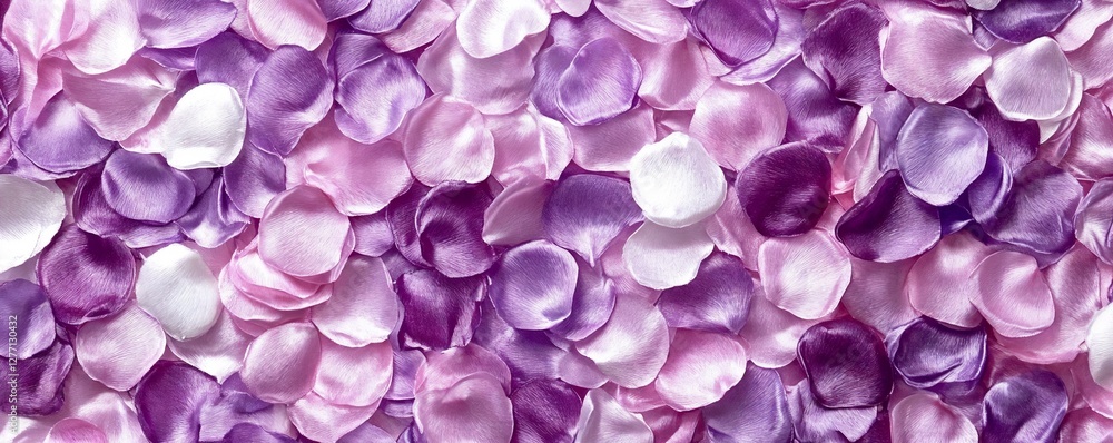 Obraz premium Close-up of delicate purple flower petals, ideal for floral backgrounds and soft romantic themes.