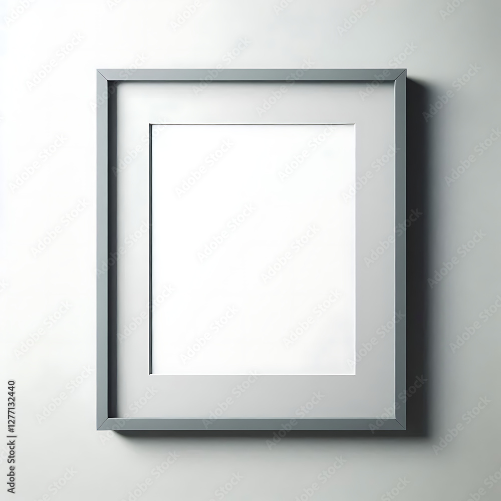 Modern Interior Design: Empty Frame and Wall Decor for Minimalist Home Aesthetic Modern Interior Design: Empty Frame and Wall Decor for Minimalist Home Aesthetic