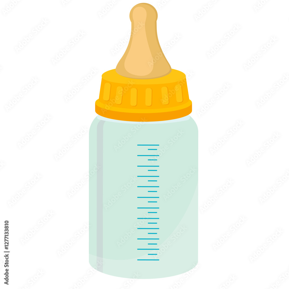baby bottle no background vector image baby bottle no background vector image