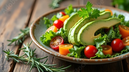 fresh vegetable salad