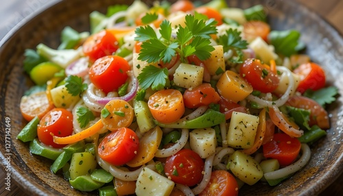 salad with vegetables