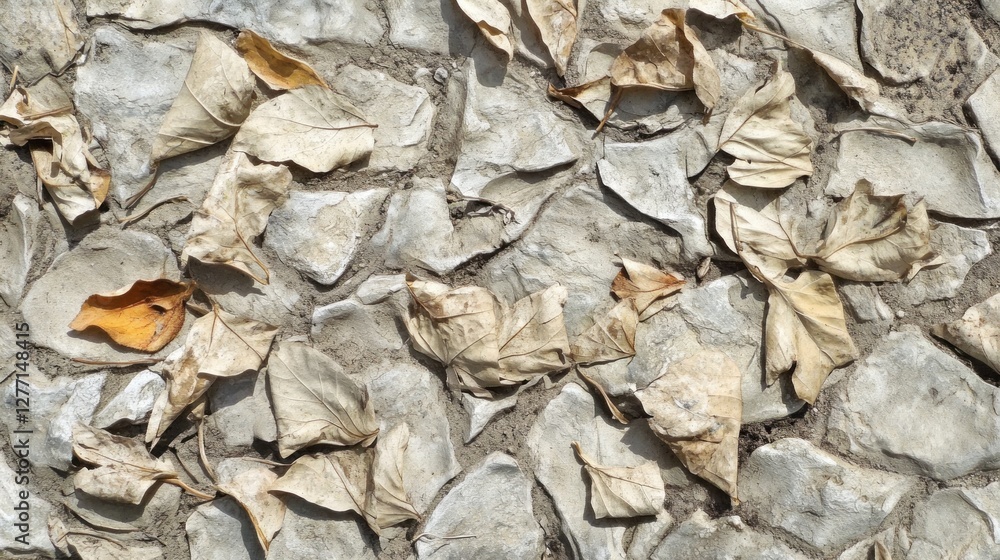 A close-up of dry leaves scattered on a textured surface, highlighting natural decay. A close-up of dry leaves scattered on a textured surface, highlighting natural decay.