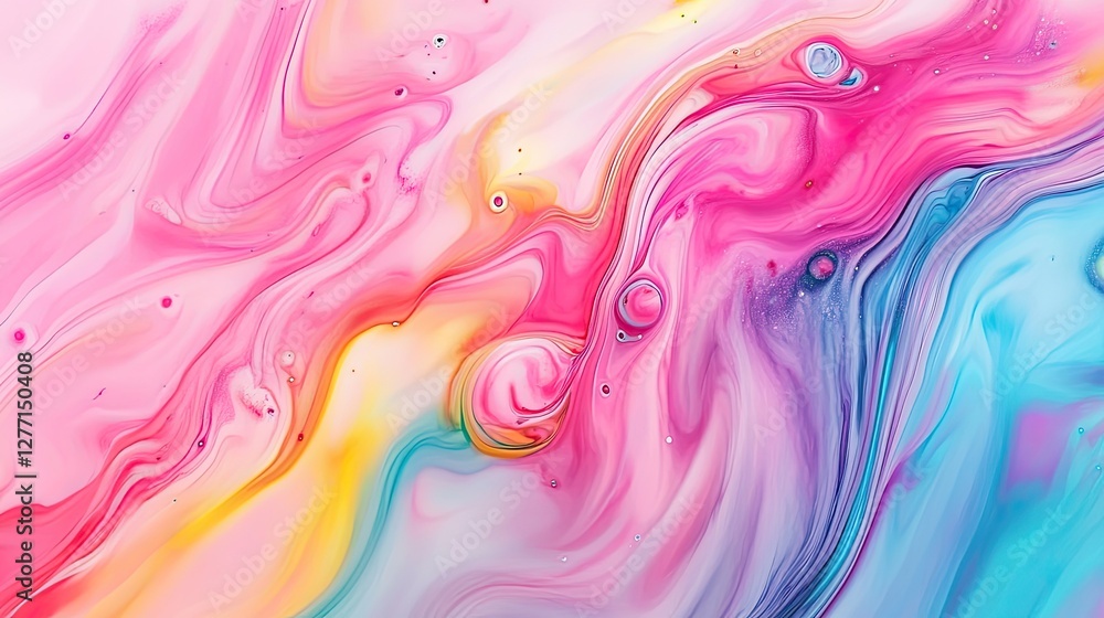 Fototapeta premium Abstract Colorful Watercolor Background: Abstract colorful watercolor background, use for designs, cards,