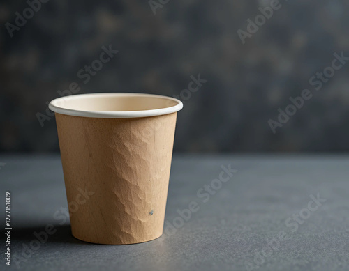 Macro Detail of Paper Cup