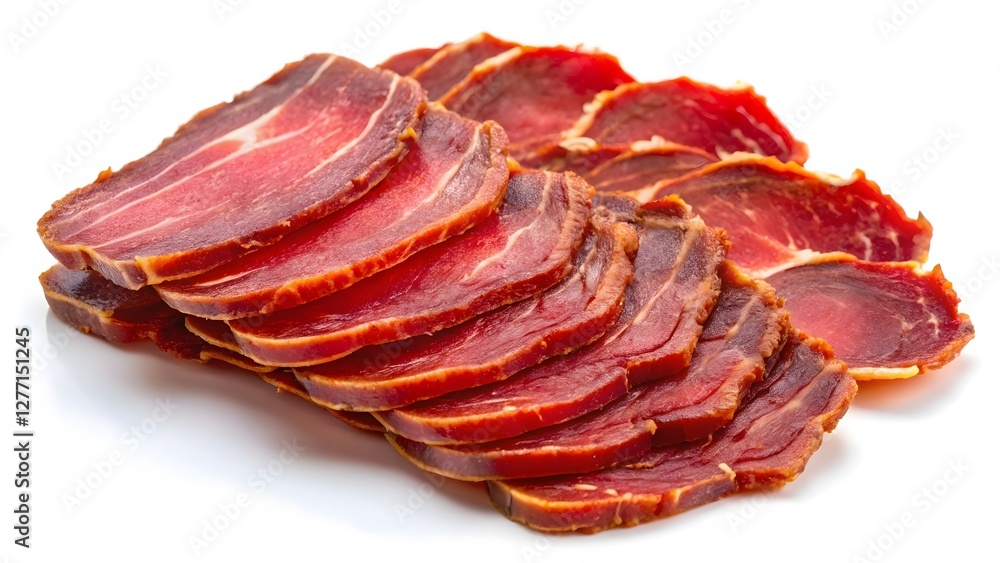 Obraz premium Sliced Dried Meat
