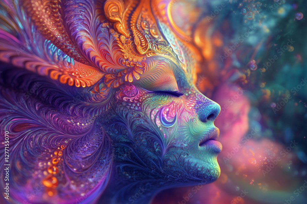 Psychedelic Queen Background Psychedelic Queen Background