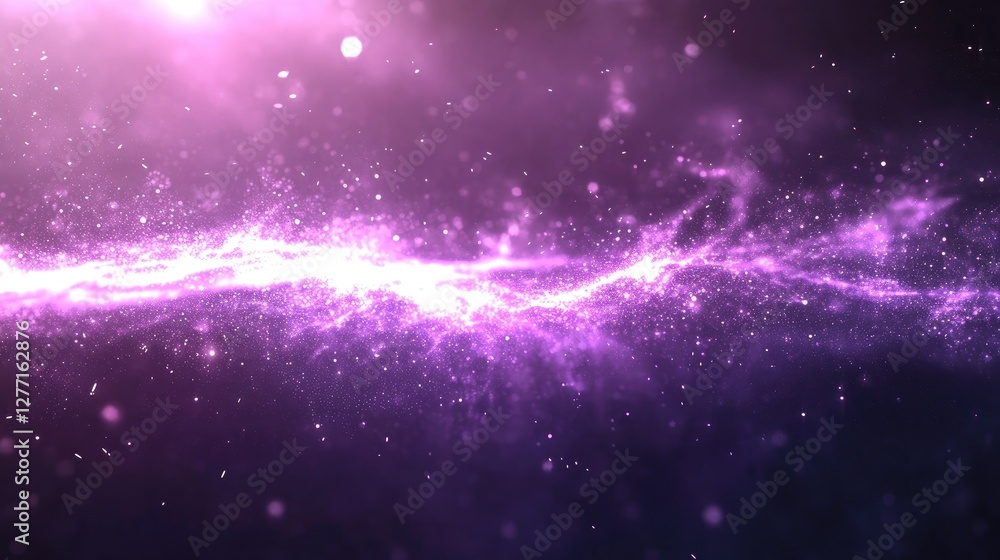 Glowing Light Effect with Glitter: Glowing light effect with glitter particles and stars, for festive design. Glowing Light Effect with Glitter: Glowing light effect with glitter particles and stars, for festive design.