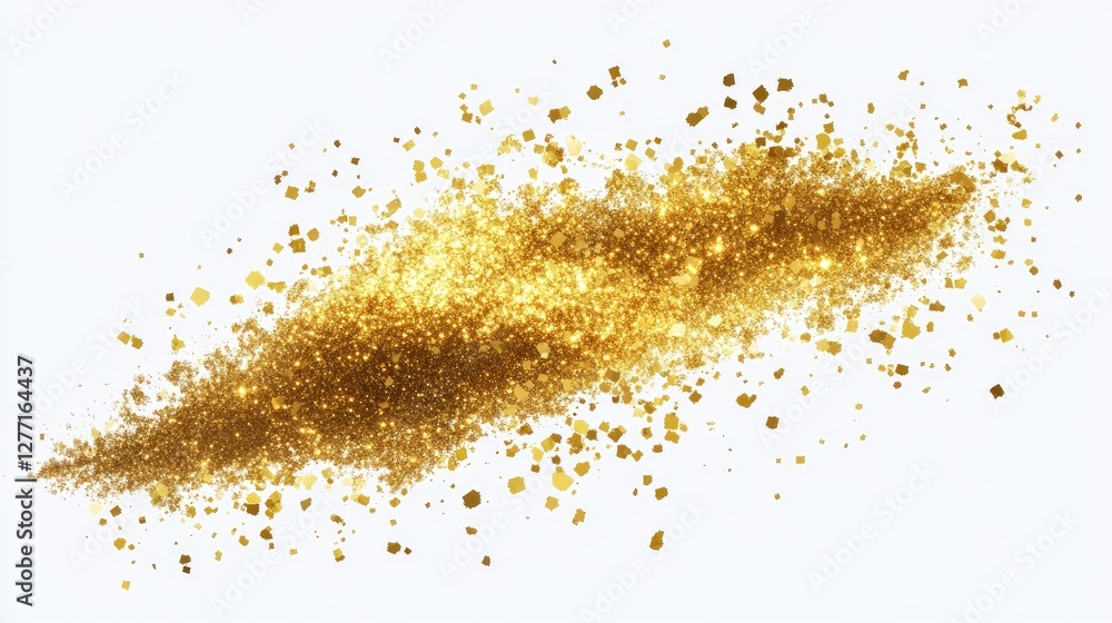 Gold Sparkle and Glitter Dust Effect: Gold sparkle and glitter dust effect isolated on transparent background. Gold Sparkle and Glitter Dust Effect: Gold sparkle and glitter dust effect isolated on transparent background.