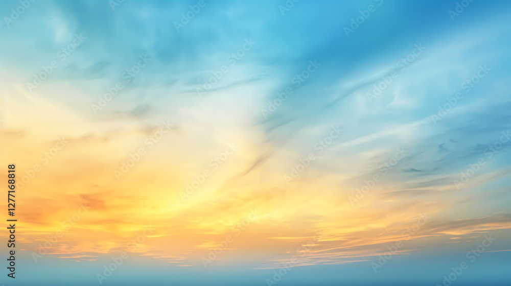 Obraz premium sunset sky and clouds