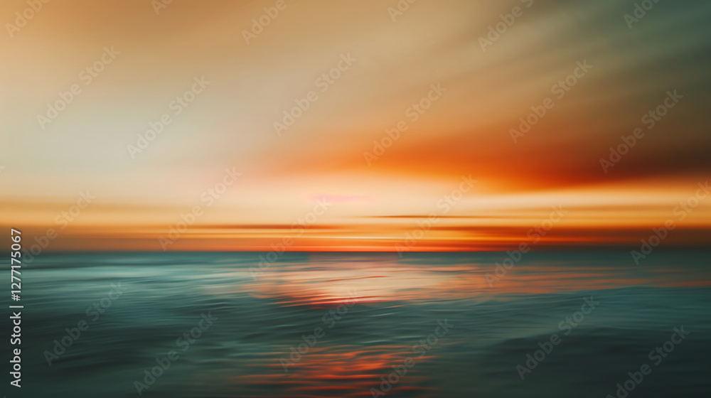 Fototapeta premium sunset over the sea