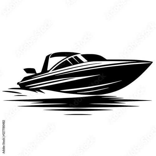 Jet ski silhouette