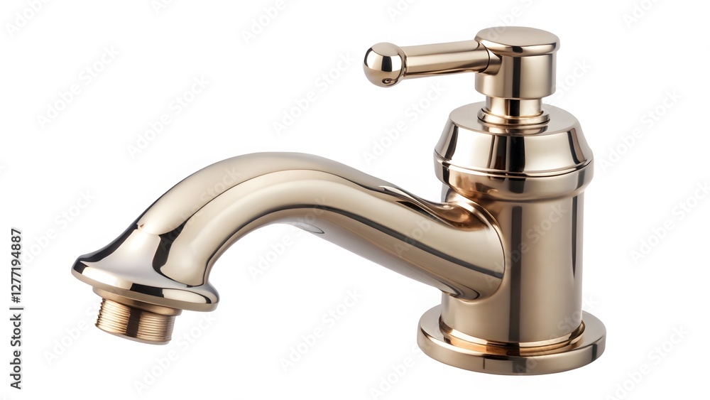 Gold-tone faucet Gold-tone faucet