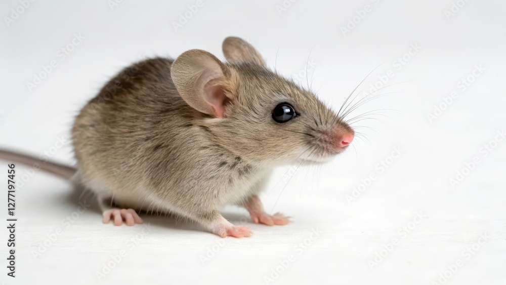 House Mouse on White Background House Mouse on White Background