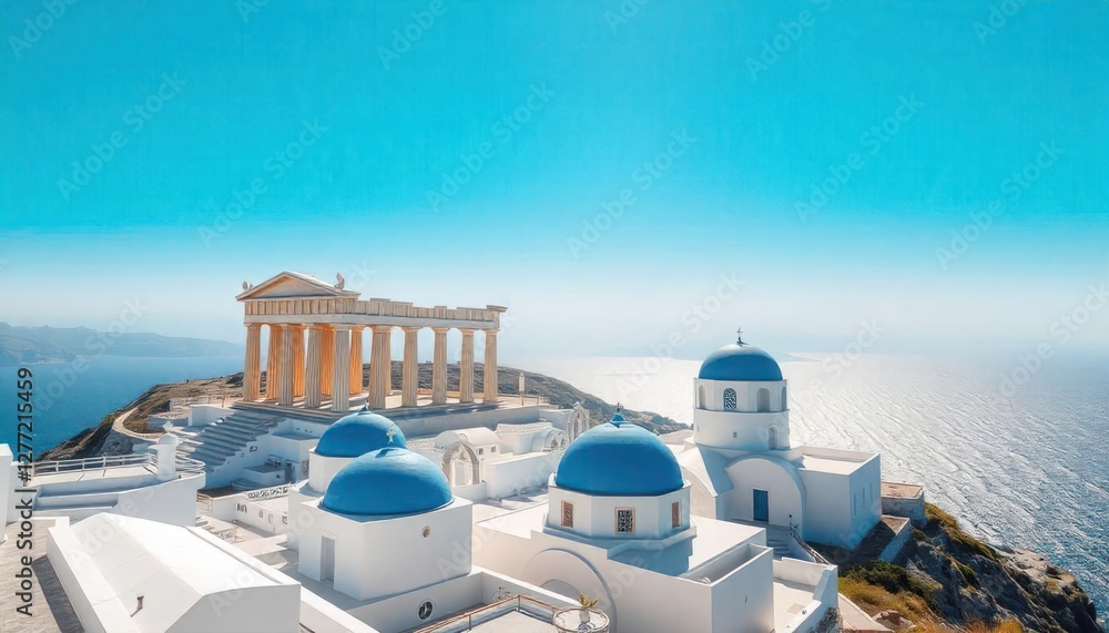 Fototapeta premium santorini island greece