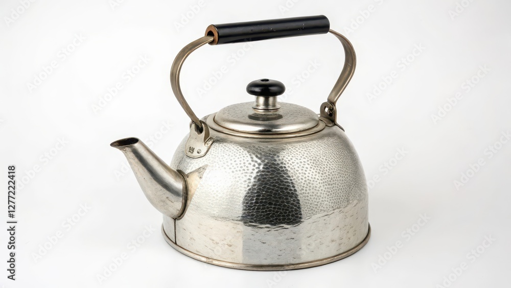 Stainless Steel Kettle on White Background Stainless Steel Kettle on White Background