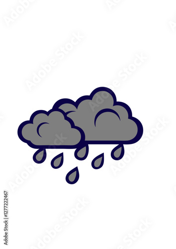 nuage pluie gris
