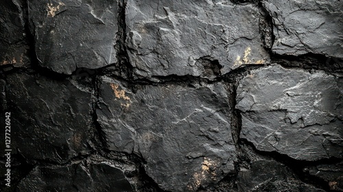 Dark stone wall texture background photo