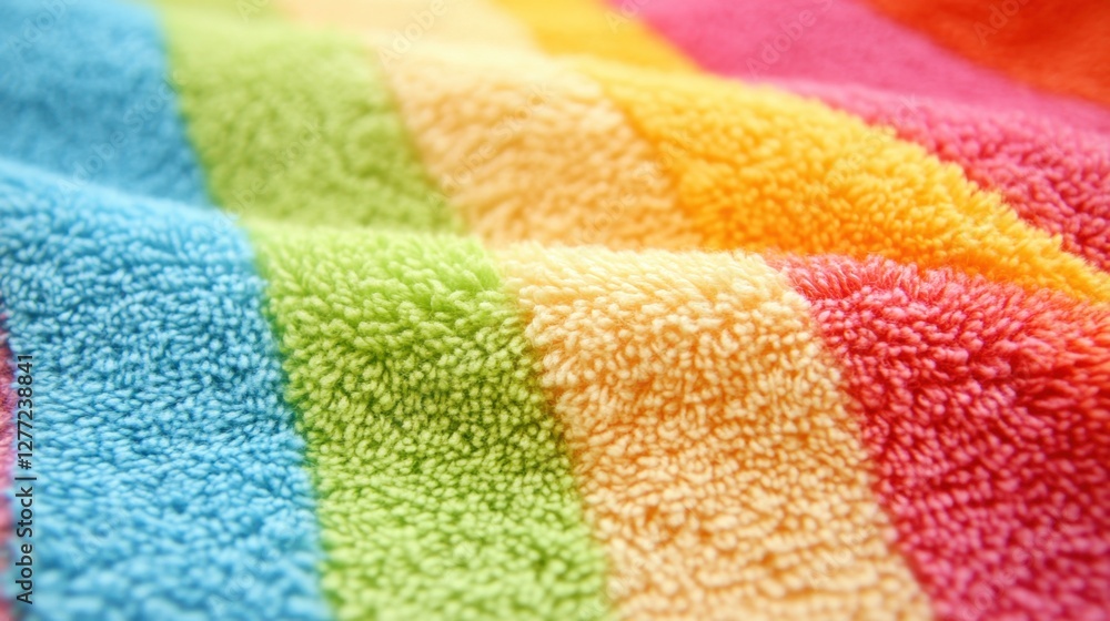 A close-up of a microfiber cloth with a vibrant, modern texture. A close-up of a microfiber cloth with a vibrant, modern texture.