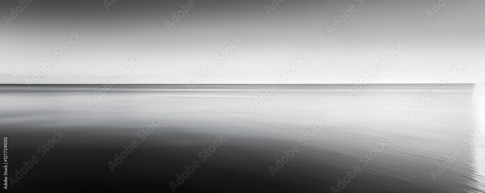 Rippled Seascape: A View of the Sea and Ocean Water Against the Sky Rippled Seascape: A View of the Sea and Ocean Water Against the Sky