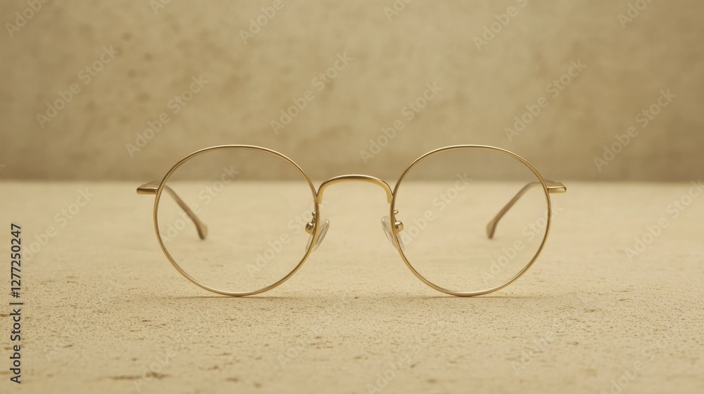 A clean shot of a single pair of stylish eyeglasses with a wooden frame, placed on a flat, neutral surface. A clean shot of a single pair of stylish eyeglasses with a wooden frame, placed on a flat, neutral surface.