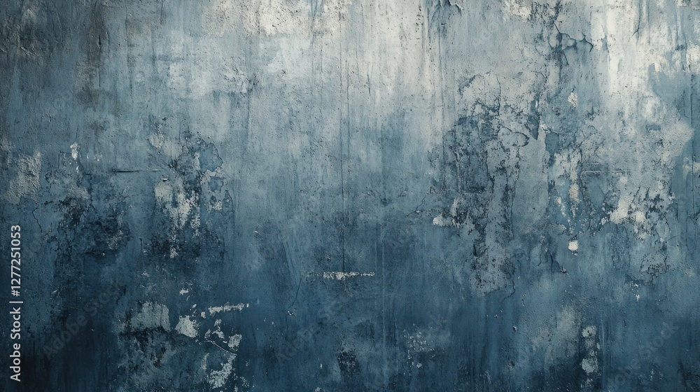 Obraz premium Abstract grunge blue wall texture background.