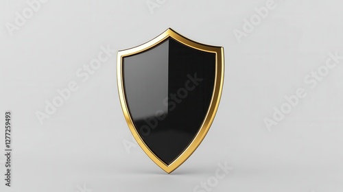 Black Shield with Golden Edge Symbolizing Protection and Security Free Download Black Shield with Golden Edge Symbolizing Protection and Security - GFXLoad