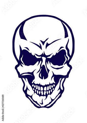 Tete de mort crane halloween