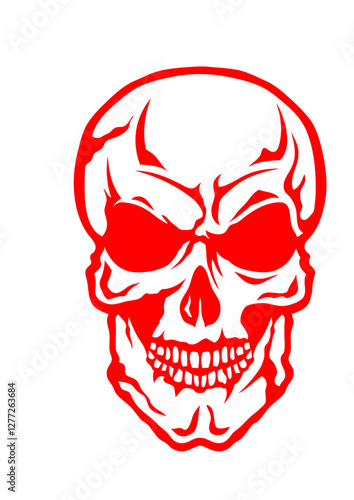 Tete de mort crane halloween