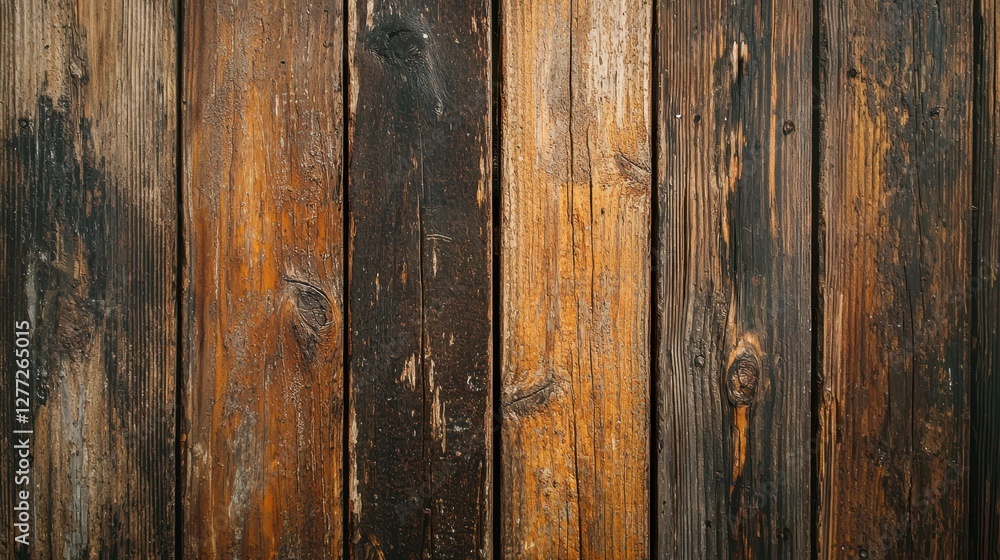 Rustic Weathered Wooden Planks Background with Distressed Texture Rustic Weathered Wooden Planks Background with Distressed Texture