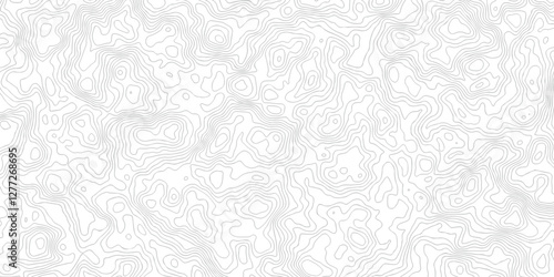 Abstract seamless paper cut world map design geometric background modern template . Topography banner texture white template curve concept style .