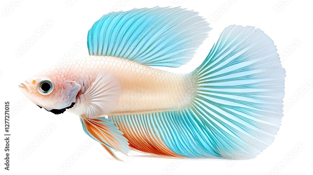 Fototapeta premium Elegant betta fish swimming