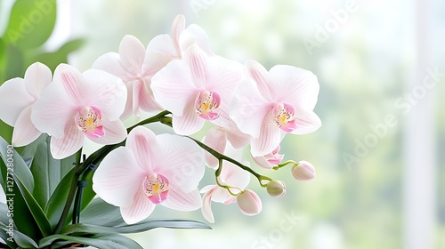 Vibrant orchid close-up