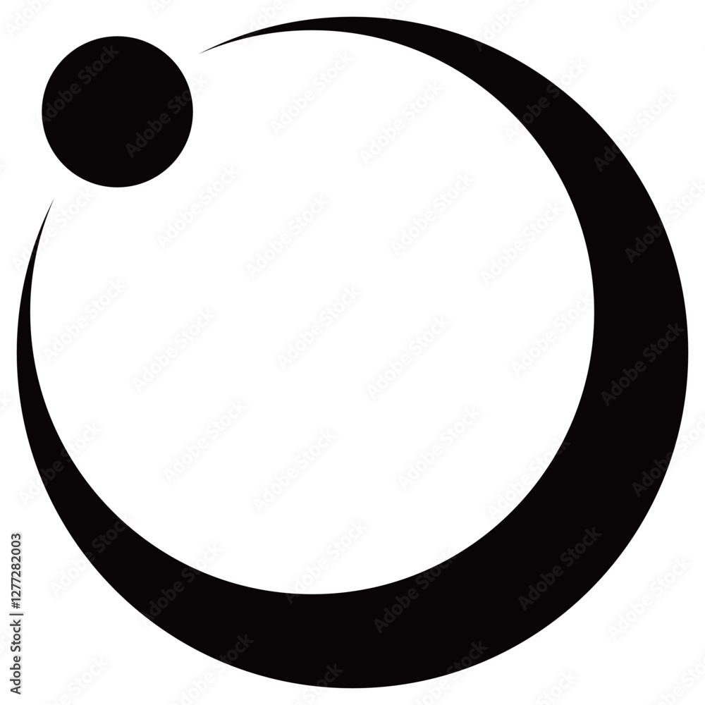 家紋です。左向き月に出星と言います。