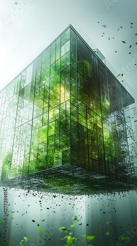 transparent architecture futuristic glass tower high resolution hd wallpaper