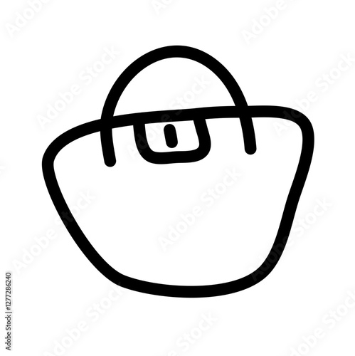 Handbag Woman Lineart icon 