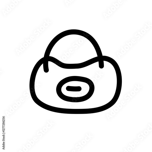 Handbag Woman Lineart icon 