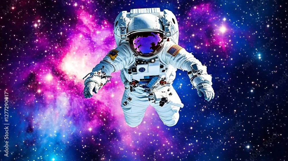 Astronaut in the cosmos: A breathtaking journey through the nebulae and stars Astronaut in the cosmos: A breathtaking journey through the nebulae and stars