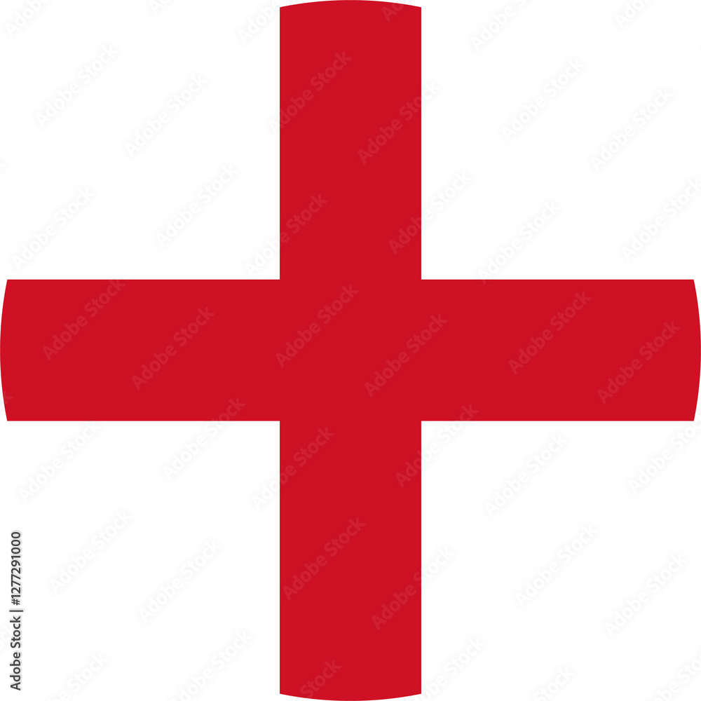 England rounded country flag symbol, English circle icon England rounded country flag symbol, English circle icon