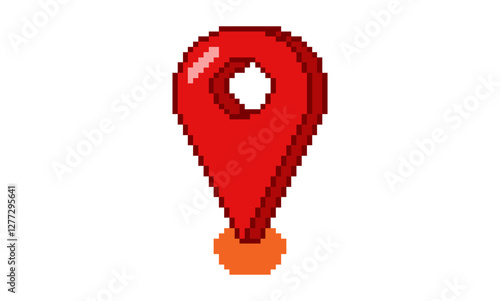 gps icon pixel art