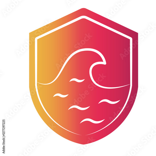 save ocean Gradient icon