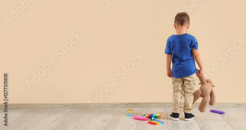 Little boy with autistic di...