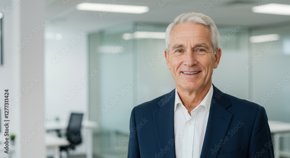 Professional portrait of a smiling businessman in an office setting. Head and shoulders. Professional portrait of a smiling businessman in an office setting. Head and shoulders.