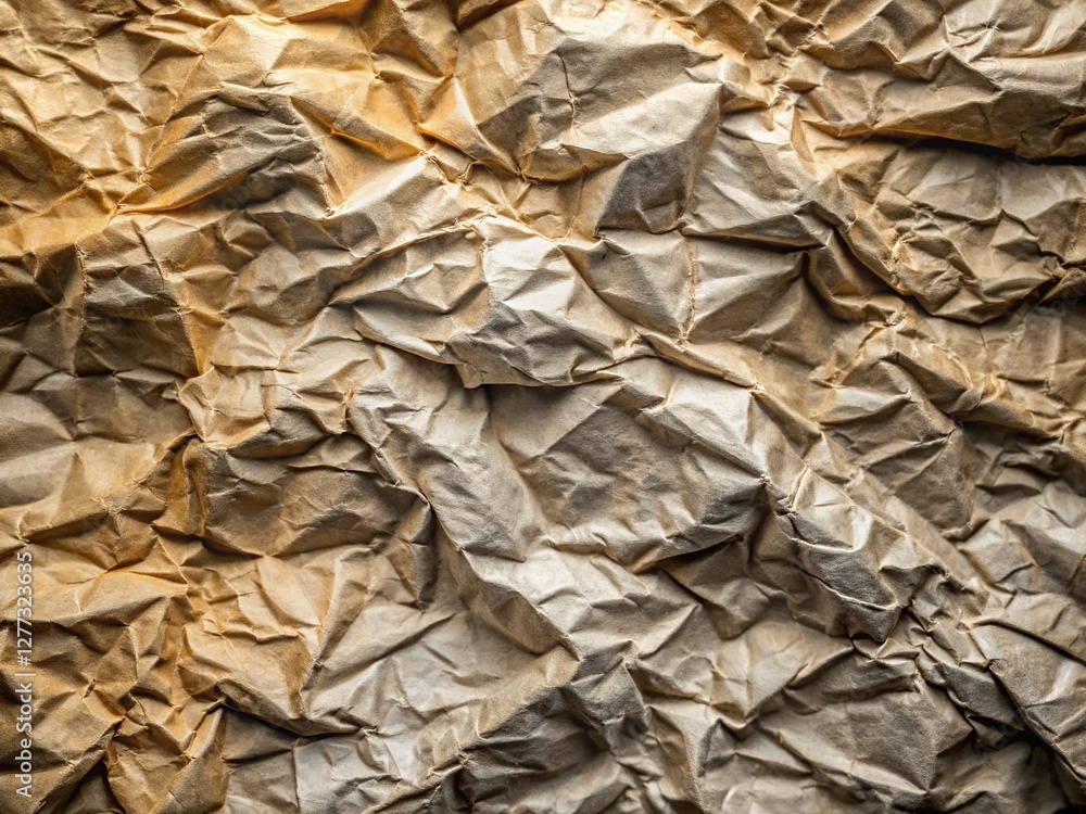 Crumpled Paper Texture Background for Design Crumpled Paper Texture Background for Design