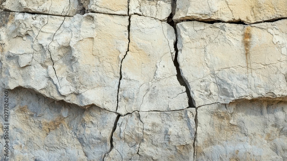 Detailed Texture of Cracked Stone Surface in Natural Environment Detailed Texture of Cracked Stone Surface in Natural Environment