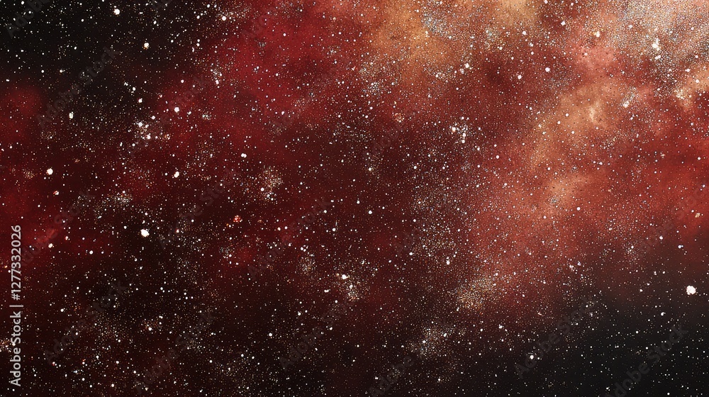 Naklejka premium A rich burgundy glitter background with delicate shimmer, creating a deep and elegant look.